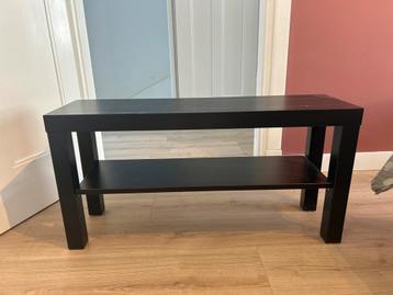 2x Zwart TV meubel / schoenenrek