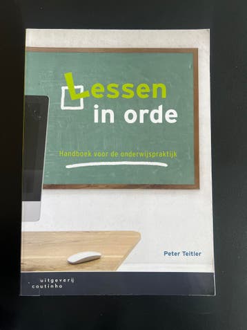 GRATIS Lessen in orde - Handboek voor de onderwijspraktijk