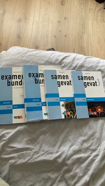 Exambundel duits  en samengevat biologie scheikunde