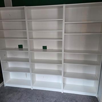 Billy boekenkasten 3 stuks.