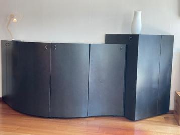 Design dressoir - zwart met kleine gebruikssporen