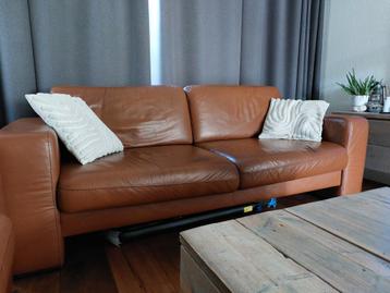 Cognac Leren 2,5-zitsbank