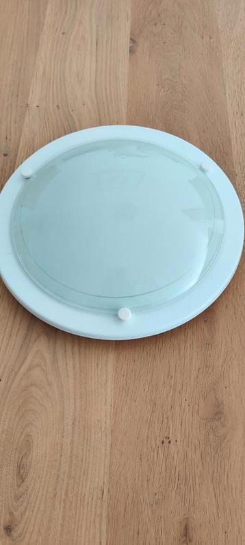 Witte plafonnière met grote fitting Gratis!!!