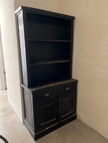 Gratis afhalen, zwart houten dressoir.