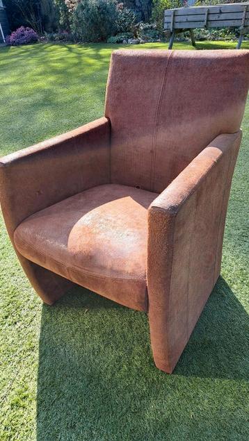 Lederen fauteuil