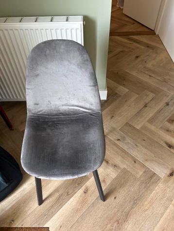 Stoel van velours stof - Gratis af te halen