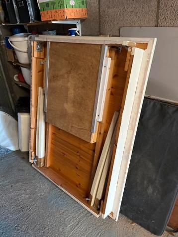 IKEA eettafel 120x110 cm met lade, demonteerbaar