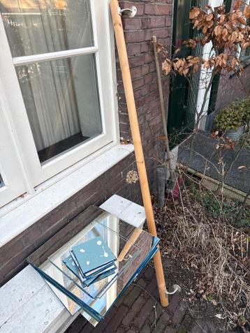 Losse spiegels (spiegelwand) met turnbalk