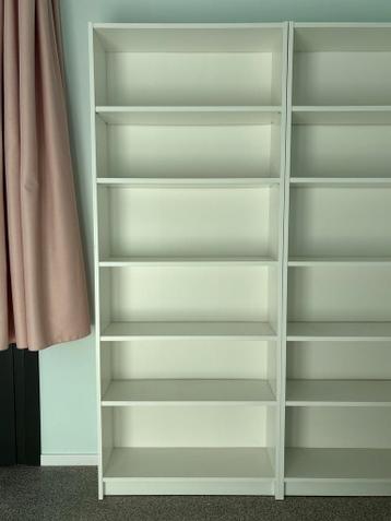 Billy boekenkast, wit, 80x28x203, 4 delen