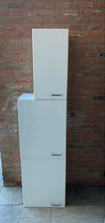 3 bovenkeukenkastjes