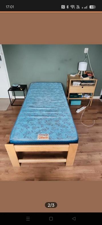 Blauw matras 190x80 cm - Comfortabel eenpersoonsmatras