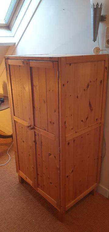 Kindermeubel Kledingkast met bureau en bureaukastje