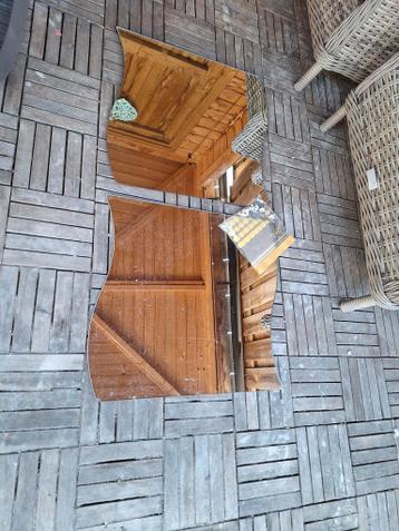 Gratis: 2 zigzag spiegels, inclusief bevestigingsmateriaal