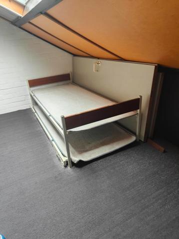 Vintage onderschuif bed 2.00 m