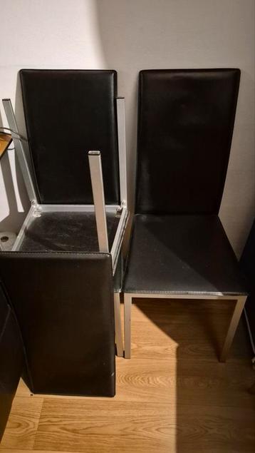 4x eetkamer stoelen of extra Bijzet voor verjaardag, feestje