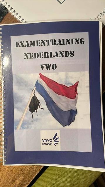 Examentraining nederlands vwo