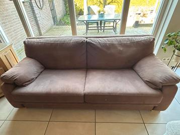 Bank 3-zits donkerbruin