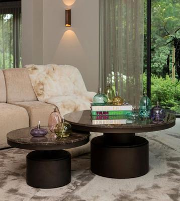 PTMD marmeren salontafel bruin