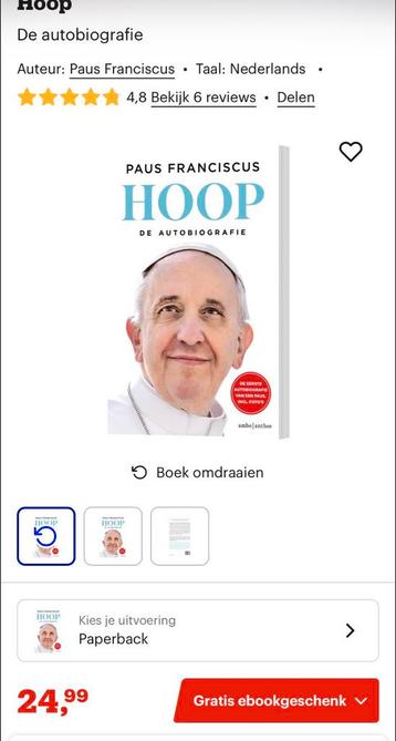 Hoop - De autobiografie van Paus Franciscus