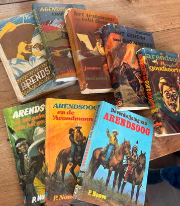8 hardcover boeken van Arendsoog J en P Nowee