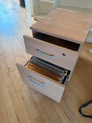 Bureaukastje met hangmappenlade en normale lade