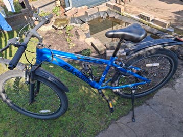 Blauwe Ranger racefiets - intensief gebruikt