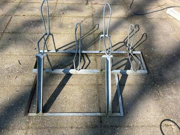 Stevig metalen fietsenrek voor 4 fietsen