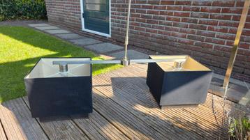 Design lampenset: hanglamp en staande lamp met dimmer