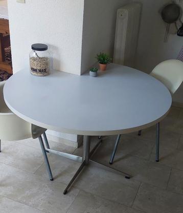 Witte eettafel (Ø 120 cm) GRATIS ophalen