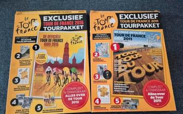 2x Tour de France Pakket 2011 & 2015 - Exclusieve Tourgidsen