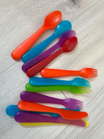 IKEA plastic bestekset voor kinderen, diverse kleuren
