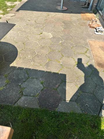 Hexagon tegels +/- 12m2