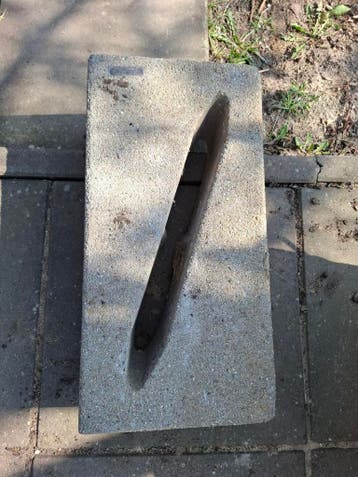 Betonnen fietsblokken (4x) - 60x30x12cm