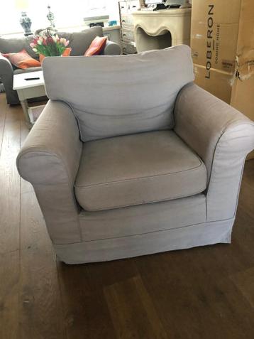 Stoel fauteuil taupe kleur
