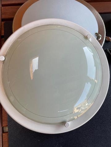 2 plafonnieres plafondlampen