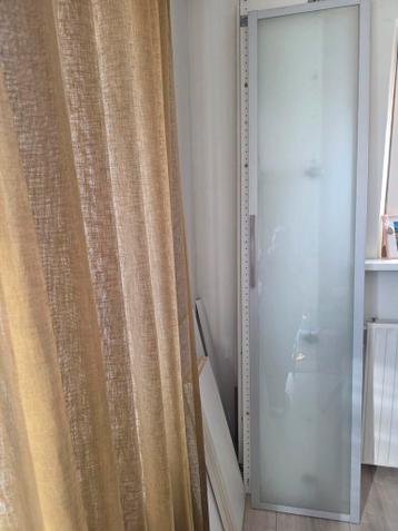 Ikea Pax deur, hoog model, melkglas