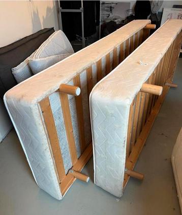 Gratis 2x boxspring onderstel 80x210 cm
