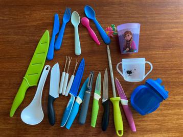 Diverse keukenbenodigdheden en kinderbestek - Gratis