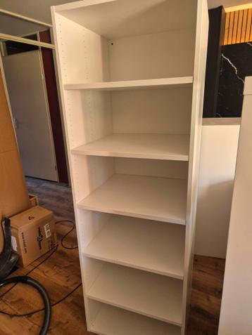 Witte kledingkast 180x60 cm