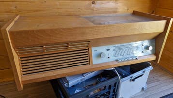 Braun PK-G3 buizenradio met platenspeler