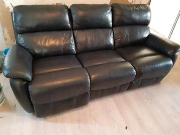 Leren bank met USB-poort voor opladen telefoon/tablet