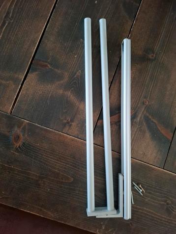 Uitschuifbaar handdoekrek ophangsysteem