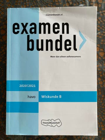 Gratis examenbundel havo Wiskunde B 2020/2021