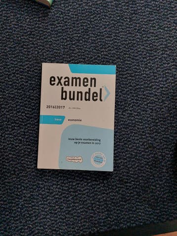 Gratis examenbundel economie  2016/2017 j .P.M. Blaas - havo