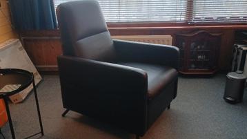 Ikea Gistad fauteuil - zwart lederlook - gratis