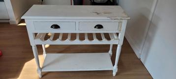 Dressoir met wijnrek en 2 lades