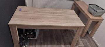 Houten eettafel / bureau - Lichtbruin