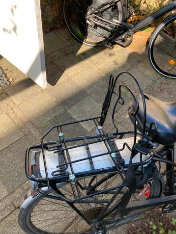 Bagagedrager met kinderzitje beugel