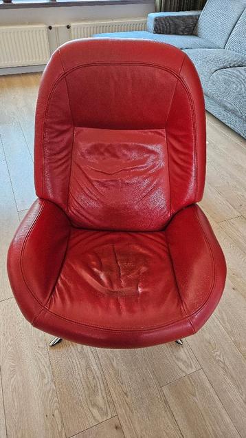 Rode relax fauteuil gebruikt - gratis ophalen