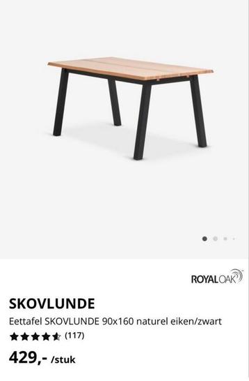 Gratis uitschuifbare eettafel met 2 verlengstukken